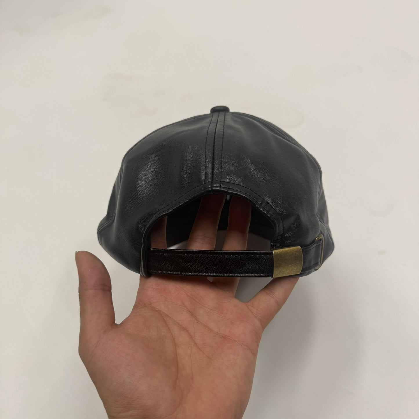 Leather Trucker Hat