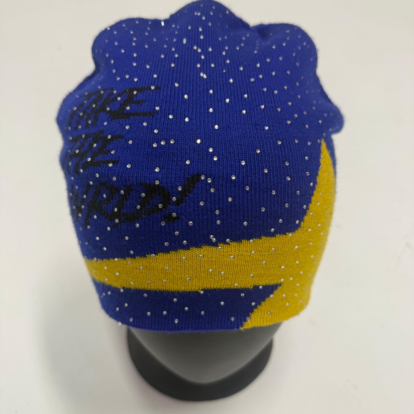 Custom Rhinestone Acrylic Beanies