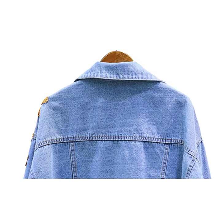 Floral Embroidery Women's Denim Jackets