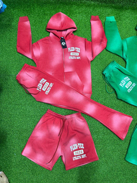 Sundried 3 Piece Sets Stack Pants, Shorts & Hoodies
