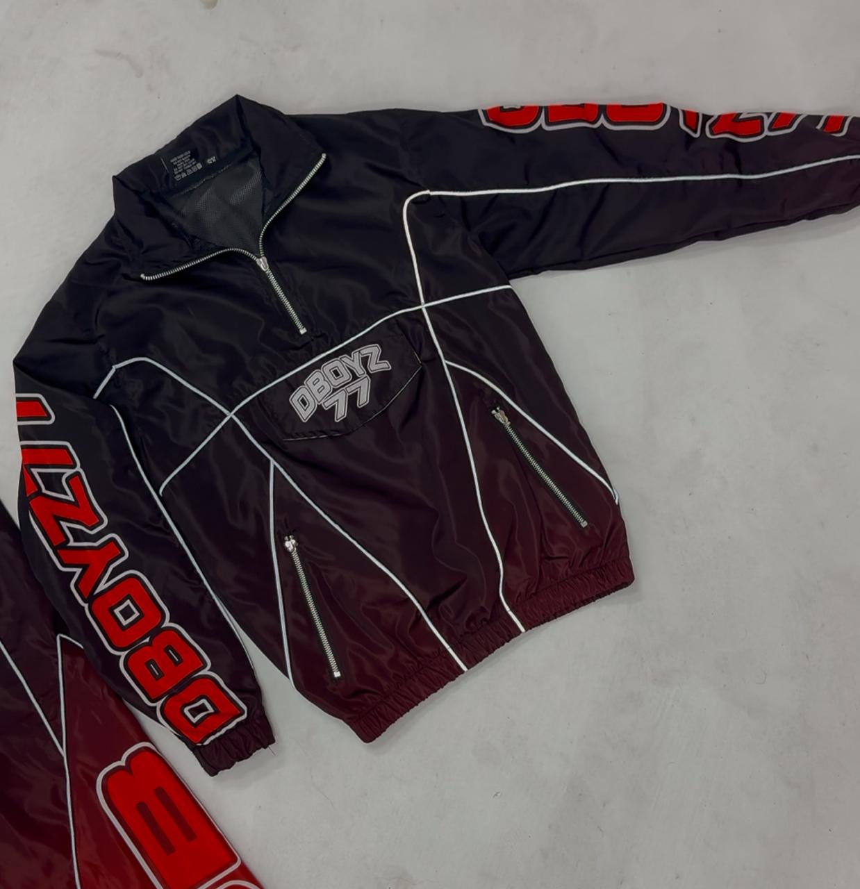 Wind Breaker Jacket and Pant with Reflector Piping