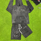 Mineral Wash Zip up Hoodies & Shorts Set