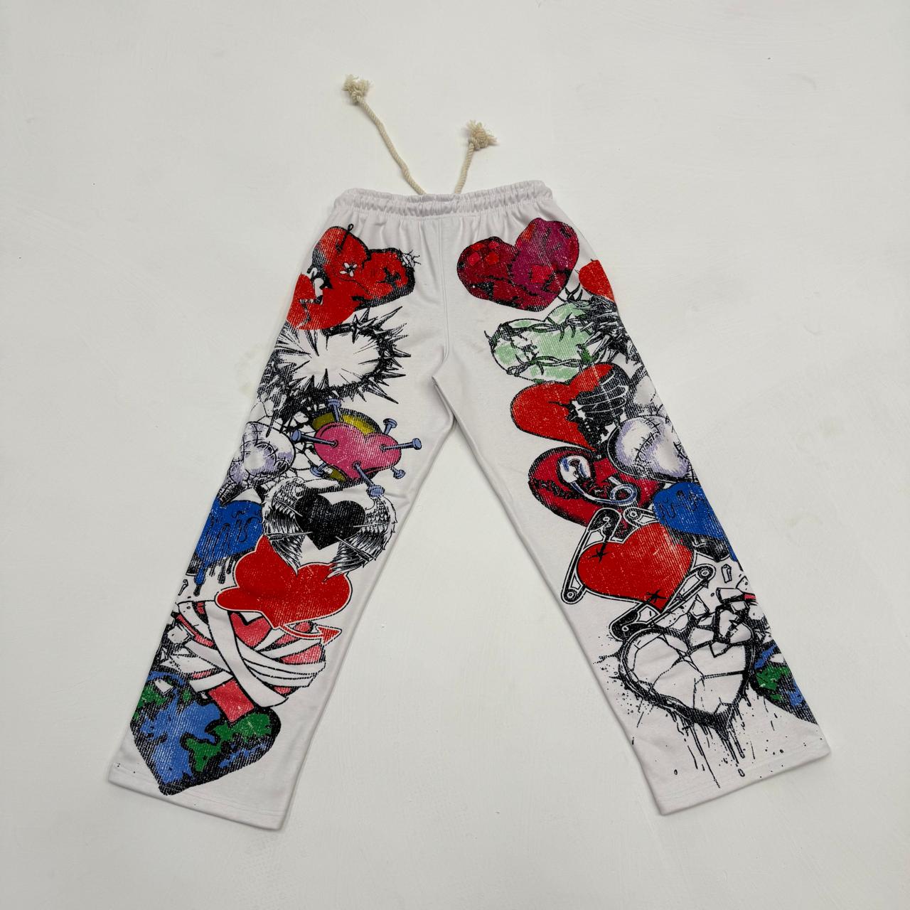 Baggy Sweat Pant with DTG Printing