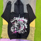 Custom Zip Up Hoodies With Screen Print & Rhinestones