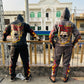 Stone Wash Graphic Sweat Suits