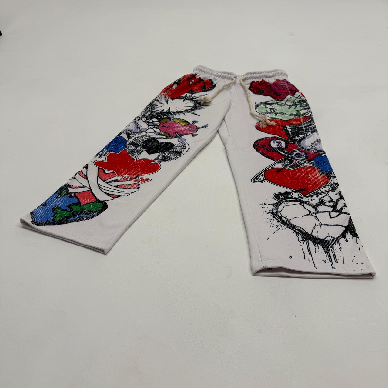 Baggy Sweat Pant with DTG Printing