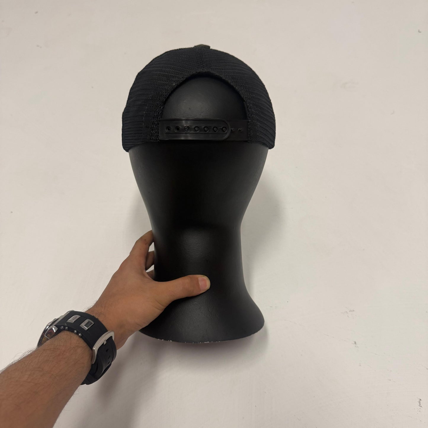 Leather Trucker Cap With Mesh