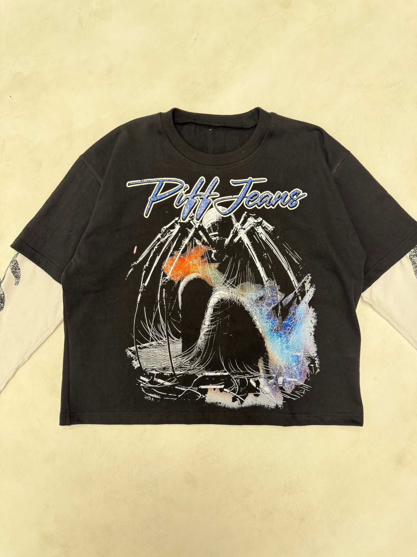 Double Sleeves Graphic T-Shirts