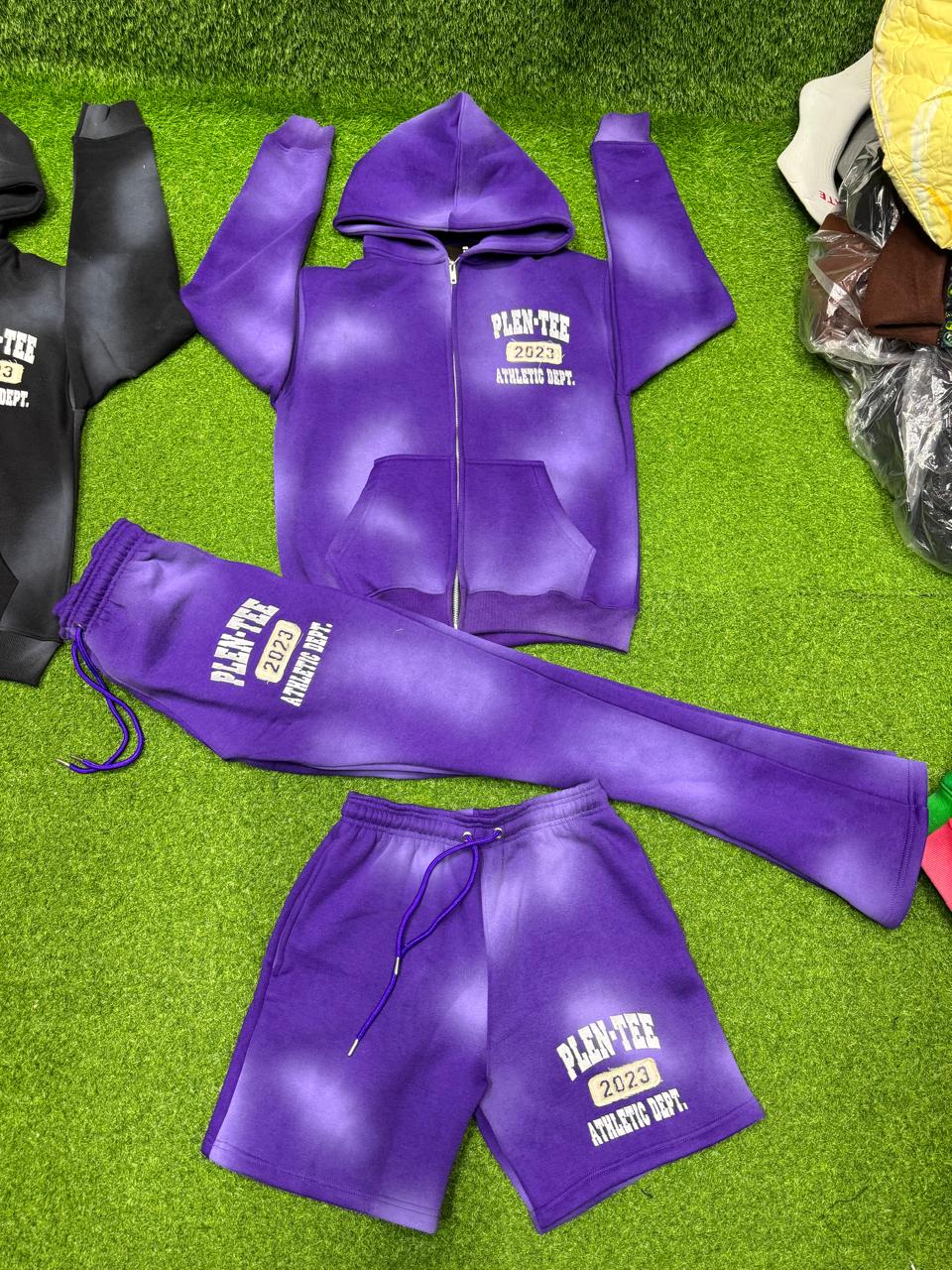 Sundried 3 Piece Sets Stack Pants, Shorts & Hoodies