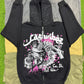 Custom Zip Up Hoodies With Screen Print & Rhinestones