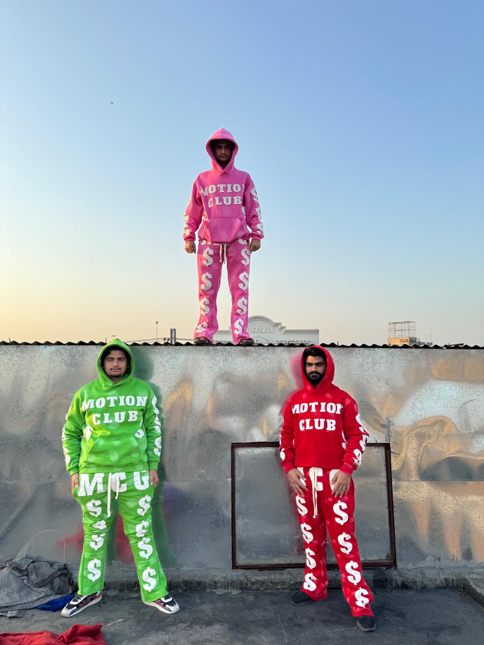 Custom Distress Pacthwork Baggy Sweat Suits