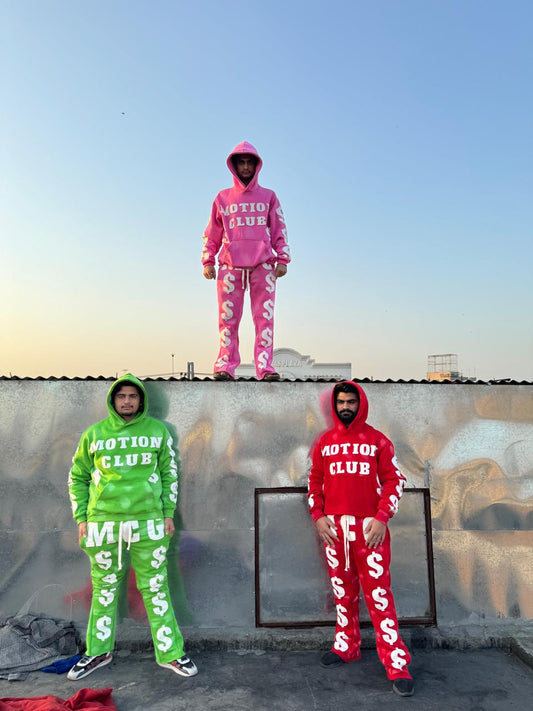 Custom Distress Pacthwork Baggy Sweat Suits