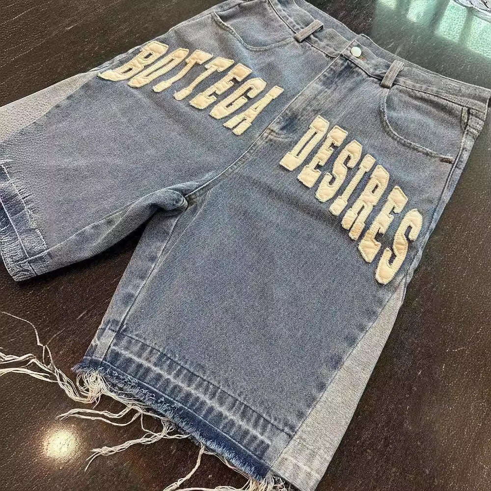 Retro High Street Denim Jeans Shorts