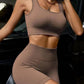 Women's Fitness Set / Yoga Bra & Biker Shorts