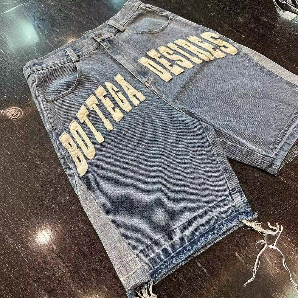 Retro High Street Denim Jeans Shorts