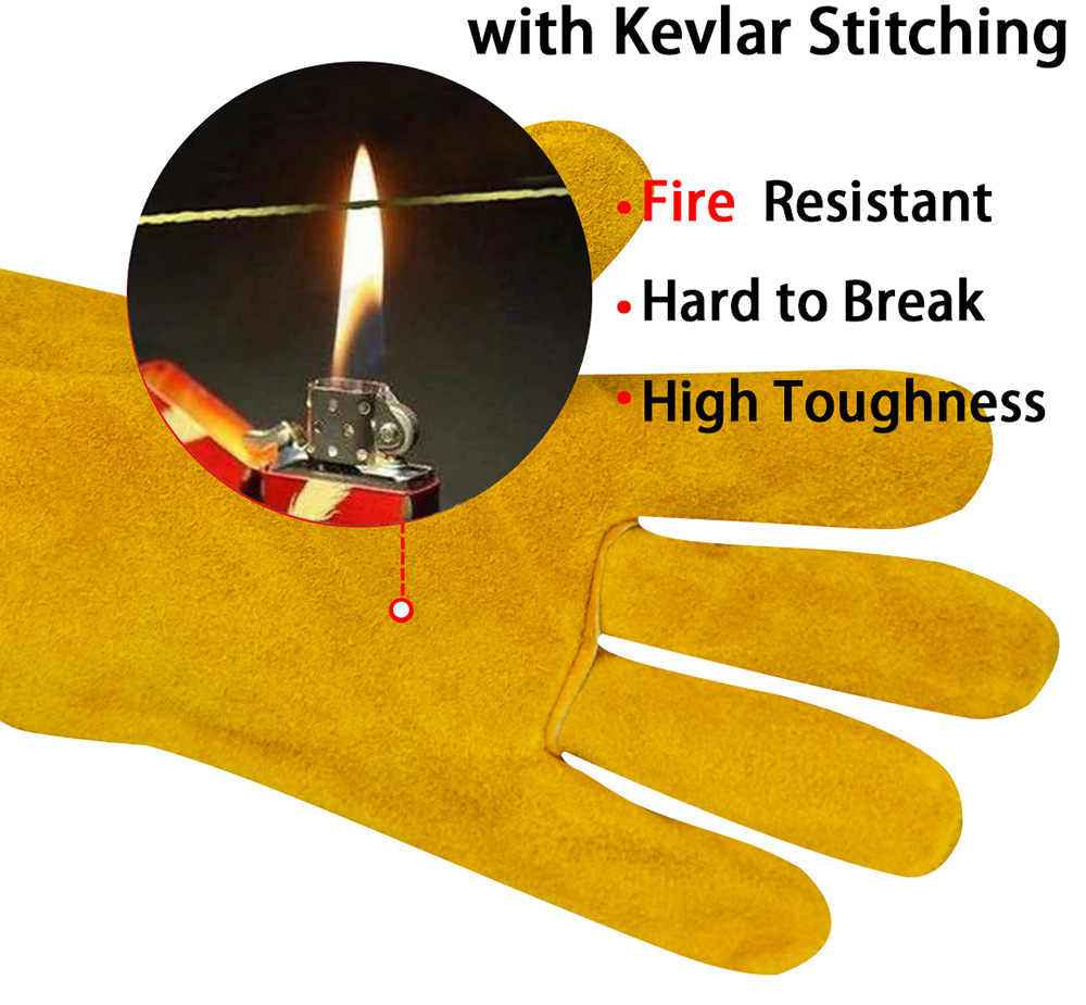 Leather Rigger Workers Gloves